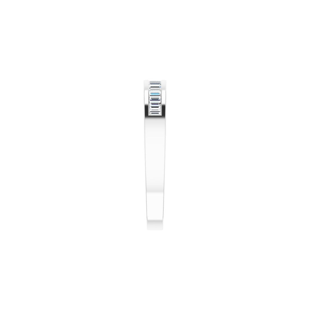 Channel-Set Baguette Tapered Anniversary Band