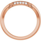 Halo-Style Vintage-Inspired Engagement Ring or Band