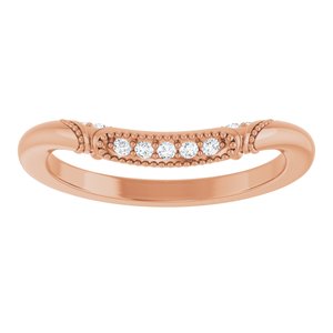 Halo-Style Vintage-Inspired Engagement Ring or Band