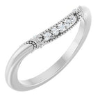 Halo-Style Vintage-Inspired Engagement Ring or Band