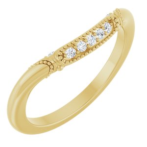 Halo-Style Vintage-Inspired Engagement Ring or Band