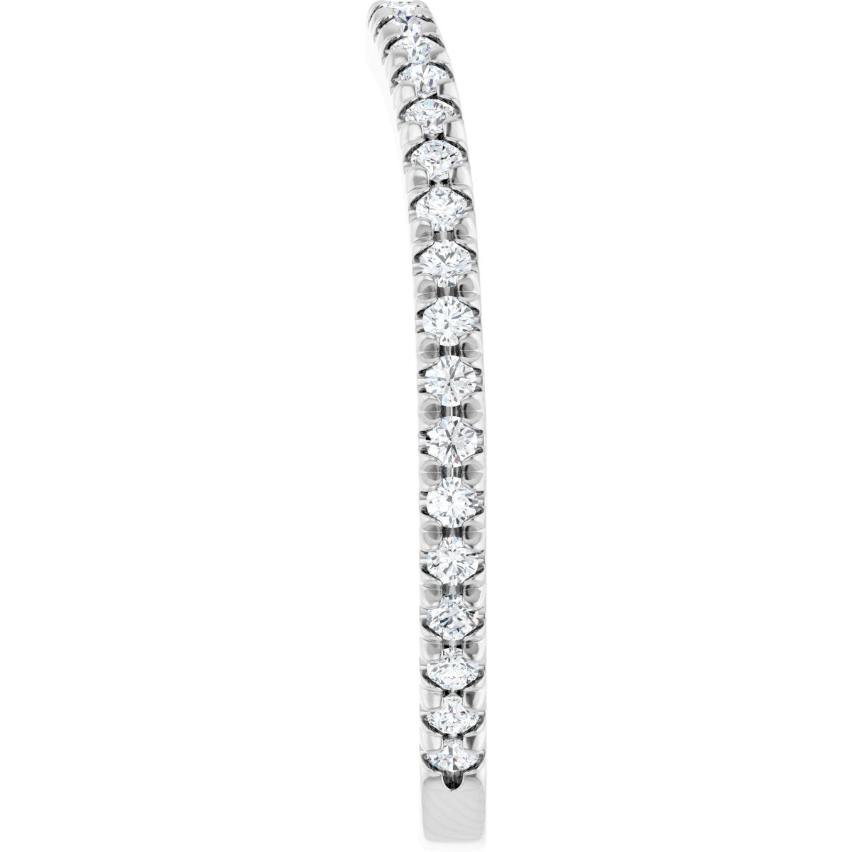 French-Set Halo-Style Engagement Ring or Band