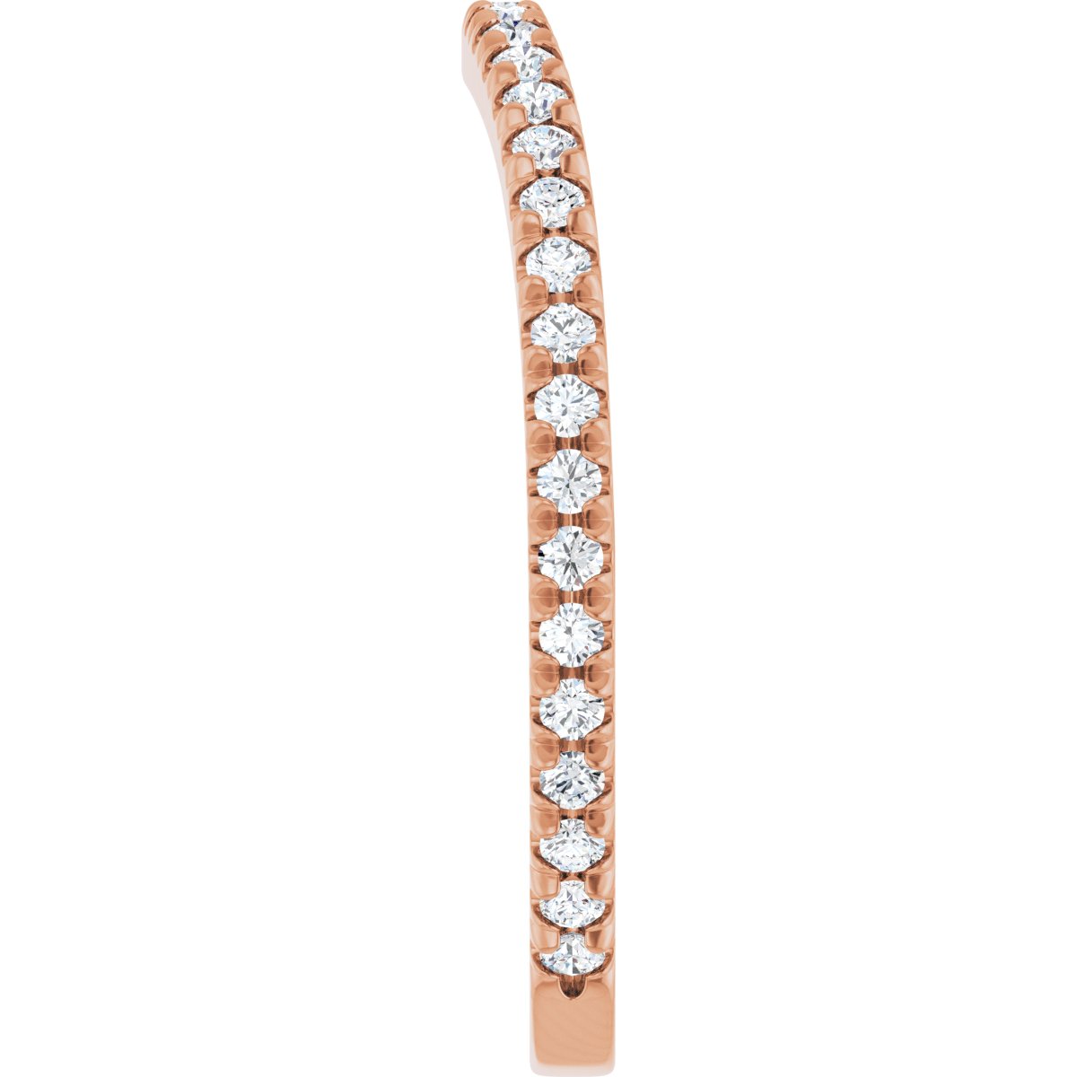French-Set Halo-Style Engagement Ring or Band