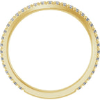 French-Set Halo-Style Engagement Ring or Band