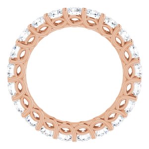 Sculptural Eternity Band