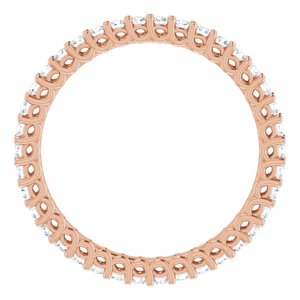 Sculptural Eternity Band