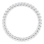 Sculptural Eternity Band