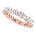 Sculptural Eternity Band
