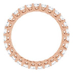 Sculptural Eternity Band