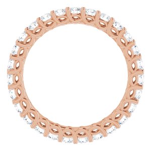 Sculptural Eternity Band
