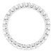 Sculptural Eternity Band
