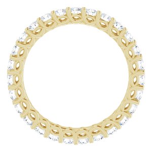 Sculptural Eternity Band