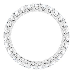 Sculptural Eternity Band