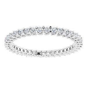 Sculptural Eternity Band