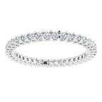 Sculptural Eternity Band