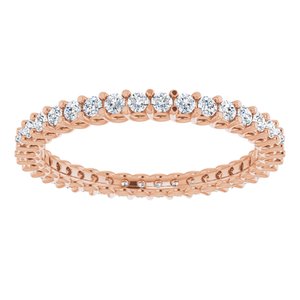 Sculptural Eternity Band