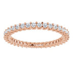 Sculptural Eternity Band