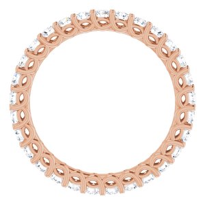 Sculptural Eternity Band