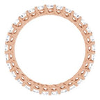 Sculptural Eternity Band