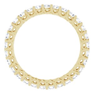 Sculptural Eternity Band