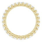 Sculptural Eternity Band