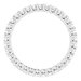Sculptural Eternity Band