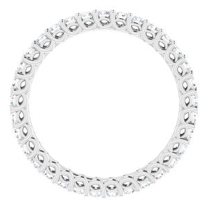 Sculptural Eternity Band