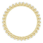 Sculptural Eternity Band