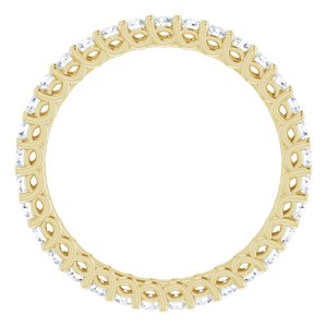 Sculptural Eternity Band