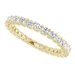 Sculptural Eternity Band