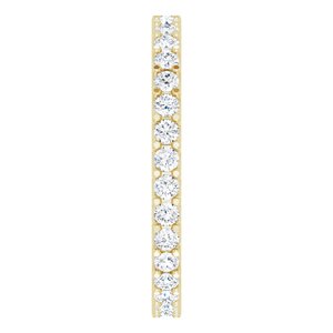 Sculptural Eternity Band