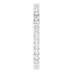 Sculptural Eternity Band