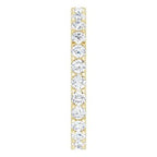 Sculptural Eternity Band
