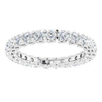 Sculptural Eternity Band