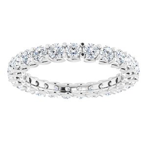 Sculptural Eternity Band