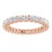 Sculptural Eternity Band