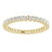 Sculptural Eternity Band