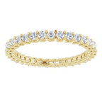 Sculptural Eternity Band