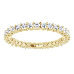 Sculptural Eternity Band