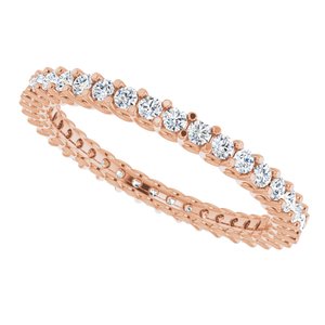 Sculptural Eternity Band