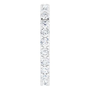 Sculptural Eternity Band
