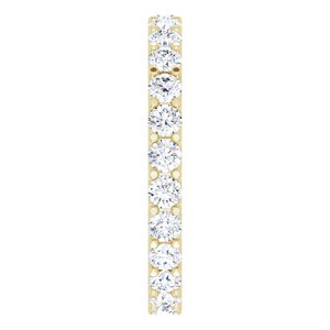 Sculptural Eternity Band