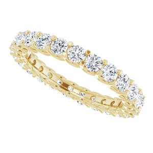 Sculptural Eternity Band