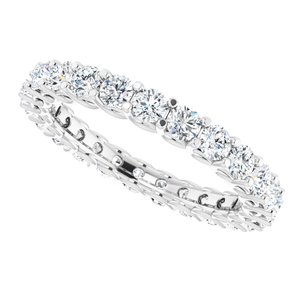 Sculptural Eternity Band