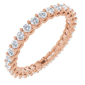 Sculptural Eternity Band