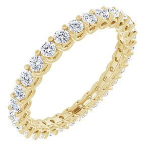 Sculptural Eternity Band