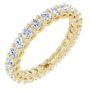 Sculptural Eternity Band