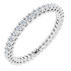 Sculptural Eternity Band