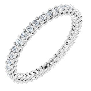 Sculptural Eternity Band