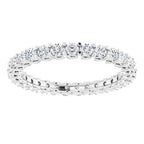 Sculptural Eternity Band